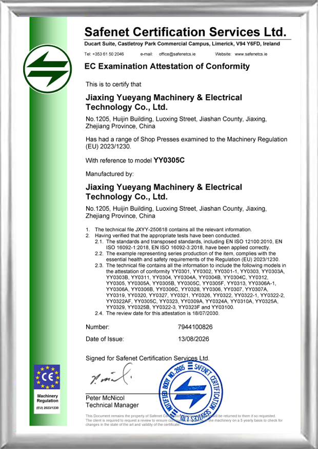 Certification